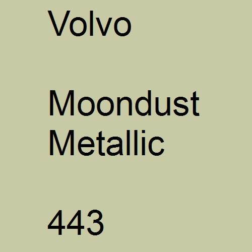 Volvo, Moondust Metallic, 443.